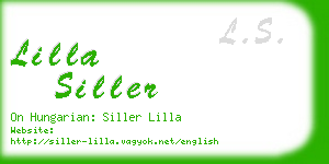 lilla siller business card